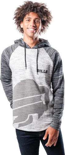 Vista 47 de Ultra Game Sudadera con capucha retro oficial de la NFL para hombre