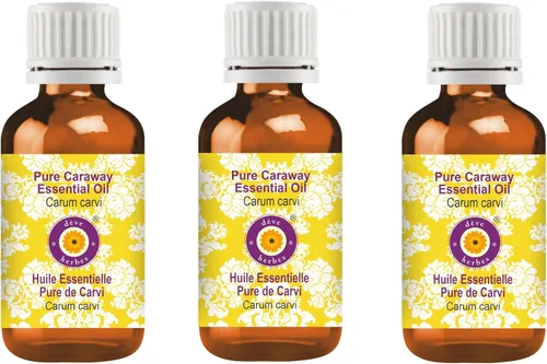 Vista 8 de Deve Herbes - Aceite esencial de alcaravea pura (Carum carvi) con cuentagotas de vidrio destilado al vapor, 0.2 fl oz (0.16 oz)