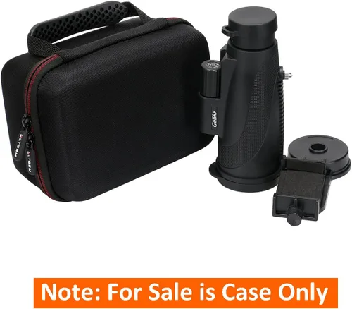 Vista 7 de LTGEM - Funda monocular rígida compatible con telescopio monocular Gosky de 12 x 55 o Titan 12 x 50 o Pankoo 40 x 60