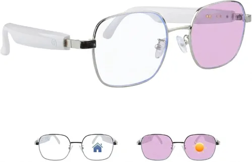 Vista 12 de Lentes inteligentes para hombres y mujeres, lentes de sol inteligentes con audio con lentes polarizadas, lentes de sol Bluetooth, llamadas manos