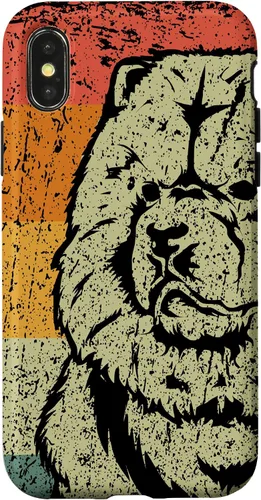 Vista 5 de Funda para iPhone 12 mini retro Chow Chow Chow perro regalo Vintage Chow Chow