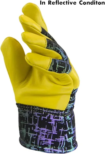 Vista 2 de Kids Winter Gloves, 3M Thinsulate Lined Warm Insulated Toddler Work Gloves with Soft Sheepskin for Cold Weather