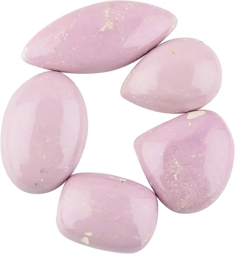 Vista 10 de 5pcs, Bulk Natural Gemstone Cabochon, Polished Flatback Stone, Wholesale Loose Cabs Supply, DIY Jewelry Making, Chakra Healing Crystal, Birthstone