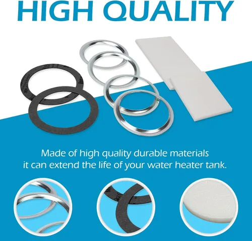 Vista 2 de 96010 Kit de juntas para calentador de agua, apto para tanque para uso en calentadores de agua Atwood, el paquete incluye 4 anillos 96010, 3