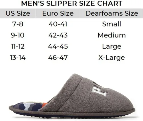 Vista 4 de Dearfoams Pantuflas para hombre Dad's Scuff