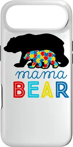 Vista 27 de Autism Awareness Mama Bear Autistic Mom Gift Case for iPhone 17