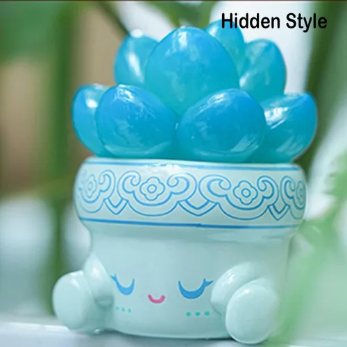 Vista 5 de Aven Rabbit Hugging Succulents 2 Series - Caja ciega de juguetes para figuras de acción lindas, modelo de regalo de cumpleaños, bolsa ciega