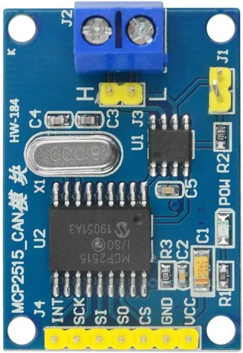 Vista 3 de 5 unids MCP2515 CAN Módulo de bus TJA1050 receptor SPI Módulo DC 5V convertidor de fuente de alimentación