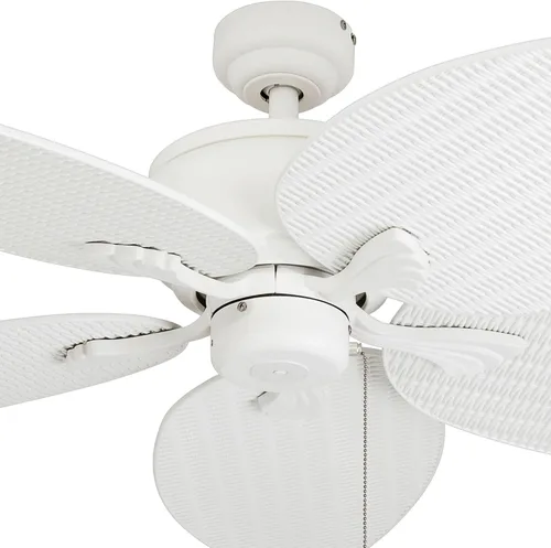 Vista 17 de Prominence Home Solana 80018-01 Ventilador de techo tropical para interiores y exteriores de 52 pulgadas con luz, cadena de tracción, tres opciones