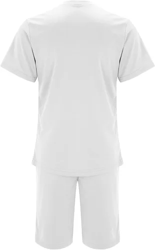 Vista 6 de Conjunto deportivo de 2 piezas para hombre, conjunto de chándal de verano 2023, elegante camiseta muscular y pantalones cortos, traje deportivo