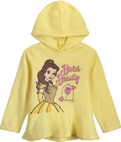 Vista 2 de Disney Princess Mulan Rapunzel Jasmine - Sudadera con capucha para niñas y niños grandes