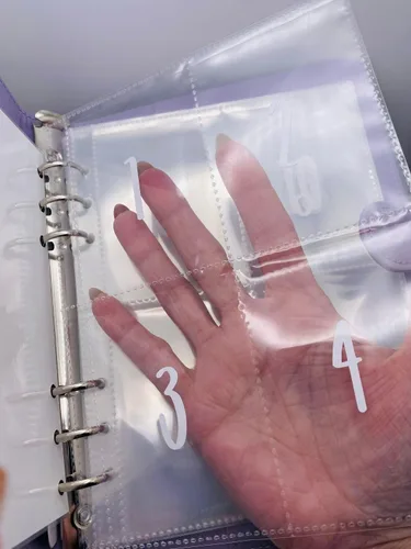 Vista 3 de BKDRL Desafío de ahorro de dinero con 100 sobres, forma fácil y divertida de ahorrar $5,050 - Carpeta de desafíos de ahorro, libro de desafíos