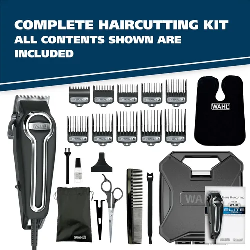 Vista 8 de Wahl Clipper Elite Pro High-Performance Home Haircut & Grooming Kit for Men - Cortapelos eléctrico - Modelo 79602