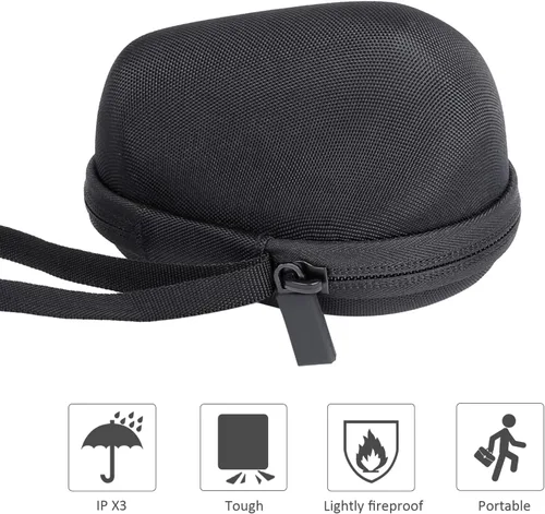 Vista 6 de co2CREA Estuche rígido de repuesto para ratón ergonómico vertical Logitech Lift (carcasa negra)