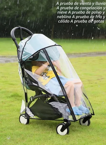 Vista 6 de Funda gruesa para cochecito de bebé, altamente transparente, compatible con Babyzen YOYO/YOYO2, cubierta de viento para cochecito de bebé
