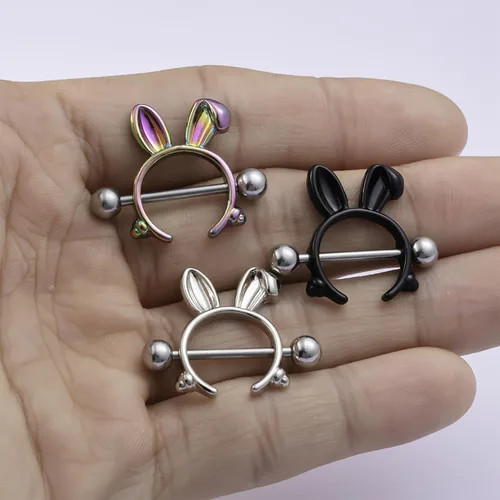 Vista 2 de Nipple Clamps for Women Non Piercing Beginner Body Clamps Stainless Steel Body clips Adjustable Body Ring Non-Piercing Body Jewelry Christmas Gifts