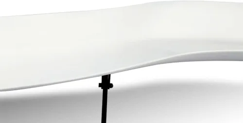 Vista 2 de Alerón de maletero ajustable pintado blanco brillante de ajuste universal con kit de accesorios, alerón de maletero ajustable tipo 1 pintado negro