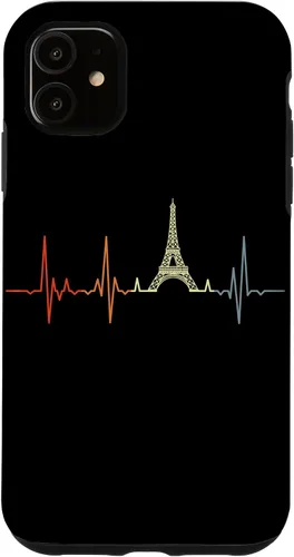 Vista 8 de My Heart Beats For Paris France Eiffel Tower Case for iPhone 16