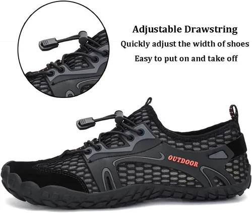 Vista 2 de AFT AFFINEST Zapatos acuáticos para hombre y mujer, zapatos acuáticos de secado rápido, zapatos de playa descalzos para natación, piscina, yoga
