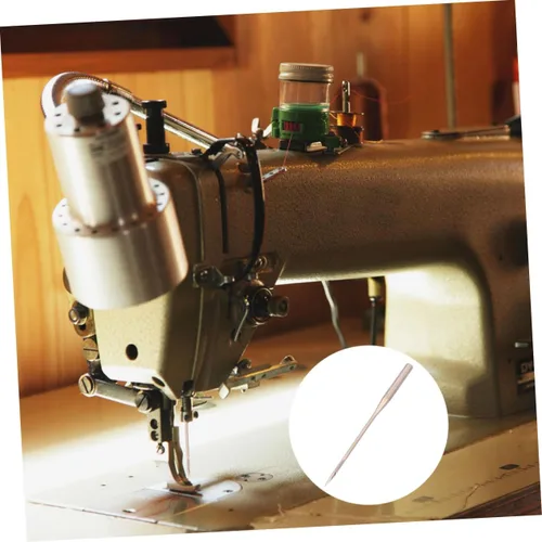Vista 2 de Kisangel 200 piezas de alfiler de coser máquina de coser aguja de mezclilla agujas de coser de repuesto aguja de punto de repuesto agujas de máquina