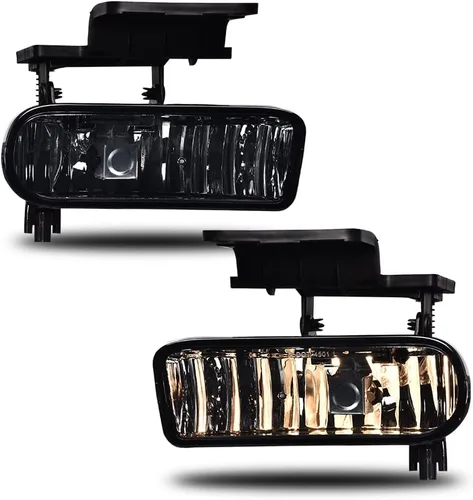 Vista 12 de PIT66 Juego de montaje de luces antiniebla (2 unidades) compatible con 2002 2003 2004 2005 2006 Avalanche Pickup Truck Accesorios de lámpara