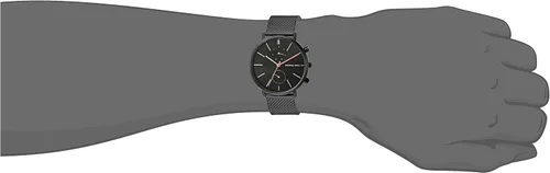 Vista 2 de Michael Kors mk8504de los hombres negro acero inoxidable reloj de cuarzo analógico