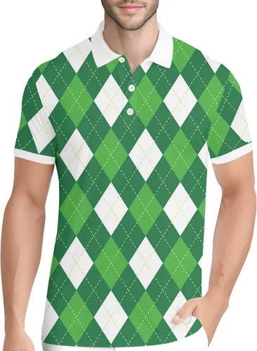 Vista 47 de PAGYMO Camisetas de golf divertidas para hombre, diseño de impresión loca Aop-polo-06361