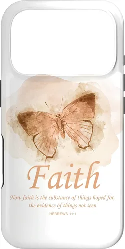 Vista 27 de Faith Bible Verse: Women’s Christian Hebrews 11:1 Quote Case for iPhone 17
