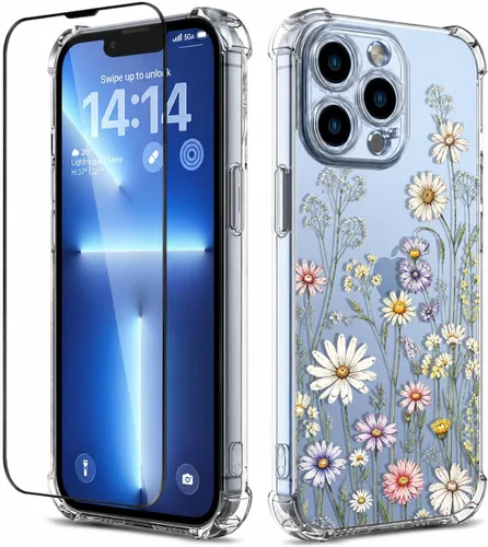 Vista 61 de Funda para iPhone 13 y iPhone 14 (6.1 pulgadas) con protector