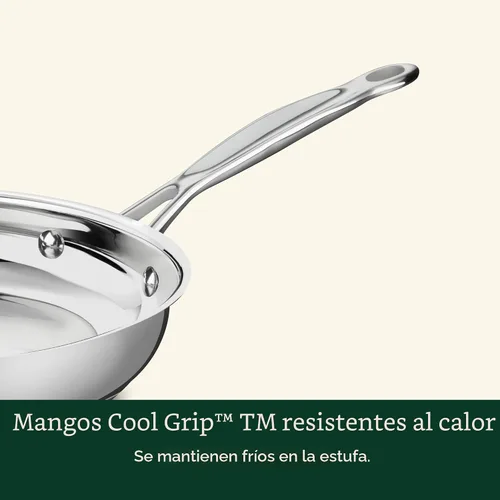 Vista 5 de Cuisinart - Juego de utensilios de cocina de 7 piezas, colección Chef's Classic de acero inoxidable, 77-7P1 77-7P1, dishwasher-safe pots and pans