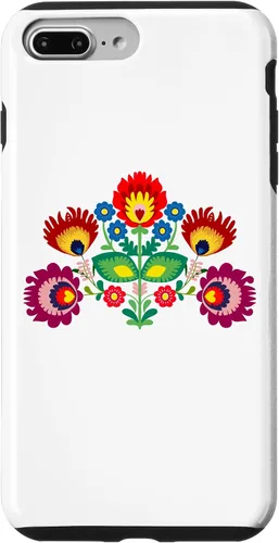 Vista 12 de iPhone 16 Polish Traditional Folk Pattern, Eastern Folklore Case