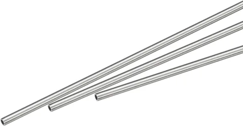 Vista 66 de Uxcell Tubo capilar de acero inoxidable 304, OD 0.4 mm x 0.1 mm de grosor de pared, 250 mm de longitud, tubo metálico para maquinaria industrial
