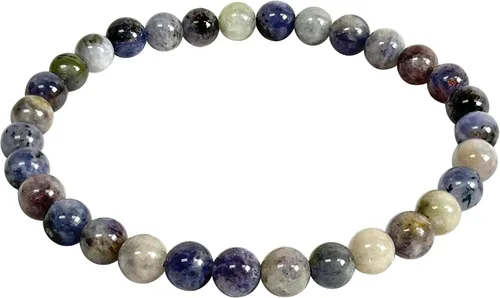 Vista 237 de Gem Avenue Handmade Round Bead Stretch Bracelet Unisex Natural Stone Beaded Jewelry for Men & Women, Elastic Wristband for Daily Wear