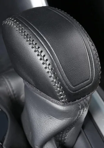 Vista 6 de Para Totoya RAV4 2019-2025 - Cubierta de la perilla de la palanca de cambios, fibra de carbono interior de grano de fibra de carbono protector