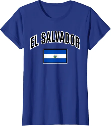 Vista 37 de Camiseta salvadoreña Orgullosa Bandera de El Salvador, Negro