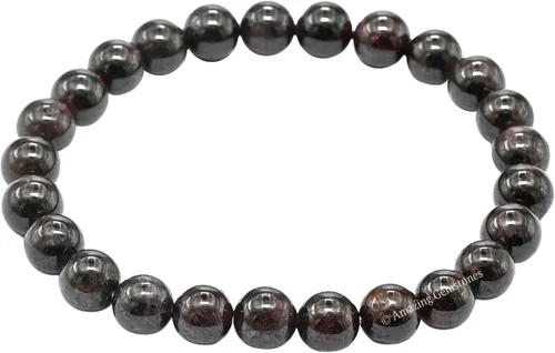Vista 324 de Amazing Gemstone Crystal Bracelet for Women Men's Gifts - Protection Healing Crystal Bracelet - 8mm Gemstone Beaded Stretchable Bracelet Pulseras