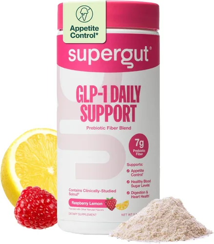 Vista 14 de Supergut GLP1 Daily Support - Suplemento en polvo de GLP-1 de alta fibra para mujeres y hombres, mezcla de bebida sin azúcar para la salud