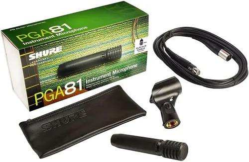 Vista 3 de Shure PGA81 Micrófono de condensador - con patrón de recogida cardioide, micrófono de instrumento de condensador (PGA81-XLR)