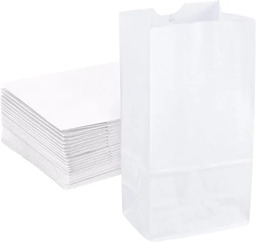 Vista 9 de Bolsas marrones de 1 libra, paquete de 100 (3.5 pulgadas de ancho x 6.5 pulgadas de alto x 2.3 pulgadas de largo)