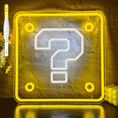 Vista 9 de Señal de Neón de Juegos para Decoración de Habitación de Juego, Luces de Neón de Anime Enchufables y Regulables con USB para Dormitorio de Niños