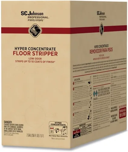Vista 3 de SC Johnson Professional Hyper Concentrate - Pelacables de suelo de 2 galones, paquete de 1