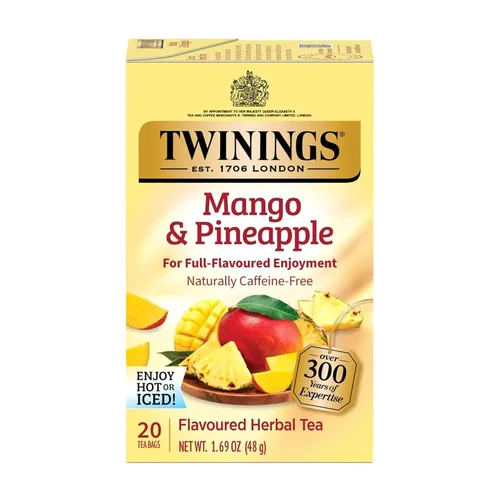 Vista 128 de Twinings Bolsas de té negro Blackcurrant Breeze envueltas individualmente, 20 unidades (paquete de 1), dulce, sabor picante, con cafeína, disfruta