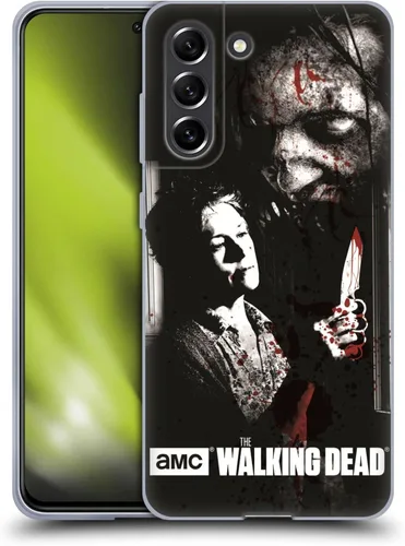 Vista 13 de Head Case Designs AMC The Walking Dead Blood Bath Daryl Gore - Funda de gel con licencia oficial [protección de grado militar] compatible con Baño