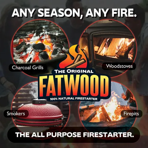Vista 4 de Firestarter de madera de pino totalmente natural para chimenea, quimeneas, parrilla o estufas de pellets y leña, cubo de abedul de 5 libras