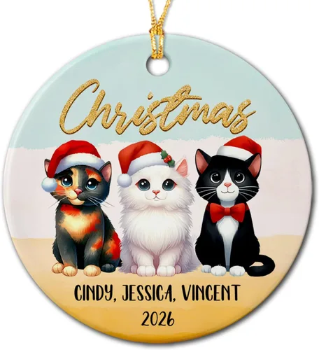 Vista 16 de Adornos de cerámica personalizados para los mejores amigos están atados con cuerdas de corazón, adorno personalizado de 2 amigos, adorno de buenos