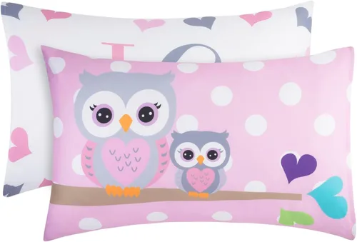 Vista 24 de Everyday Kids Paquete de 2 fundas de almohada de tamaño estándar para almohadas de 20 x 26 pulgadas, 100% microfibra suave y transpirable, perfectas