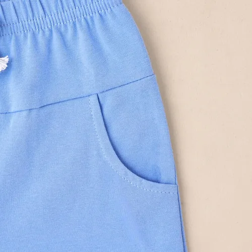 Vista 94 de Ropa para bebé niño pequeño, trajes de verano de manga corta, camiseta de retazos y pantalón con bolsillo, conjunto de 2 piezas, 12 meses a 4 años