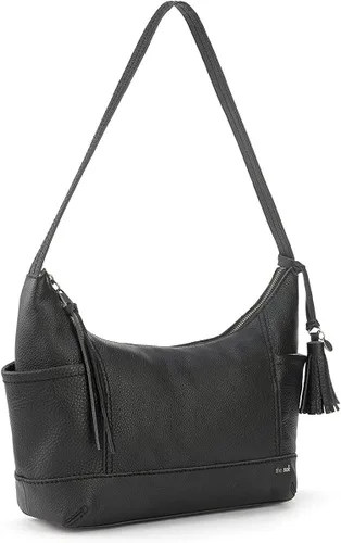 Vista 2 de The Sak Bolso Hobo Kendra para mujer en cuero, Negro II, talla única