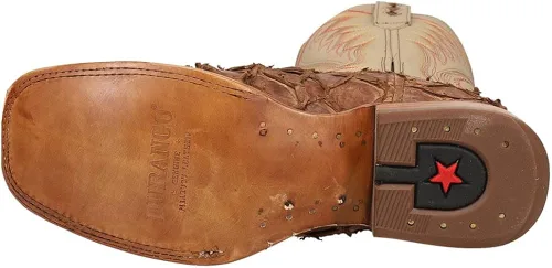 Vista 5 de Durango Bota Western Premium Exotics Tobacco Pirarucu