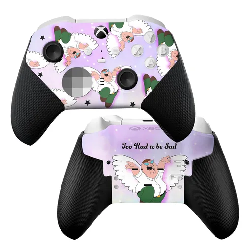 Vista 21 de Retro Comic Customised Wireless Controller for Elite by BCB. Original Elite Series 2 Controller Compatible with Xbox One / Series X & S. Customized
